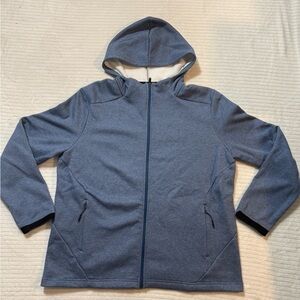 Men's Blue Zip-Up Sweater